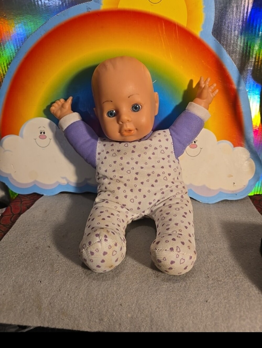 063026 Baby Born Doll Zapf Creation Soft Body PurplSuit Loves to Tumble violet E